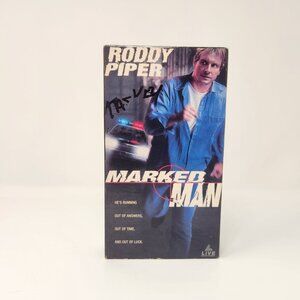 Marked Man (VHS,1996)  Roddy Piper, Miles O'Keeffe (vhs)